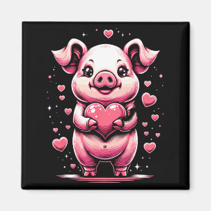 G Holding Heart Valentines Day Cute Valentine 1  Magnet