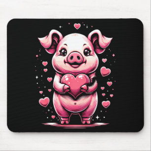 G Holding Heart Valentines Day Cute Valentine 1  Mouse Mat