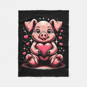 G Holding Heart Valentines Day Cute Valentine 2  Fleece Blanket