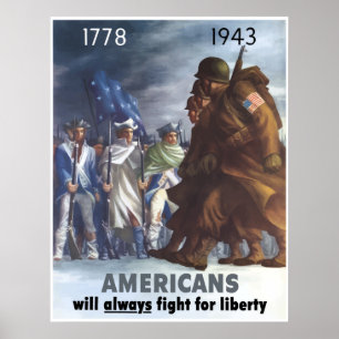 G.I.s and Minutemen -- Border Poster