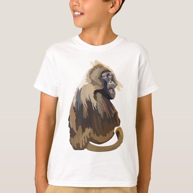 G is for Gelada Baboon T-Shirt (Front)