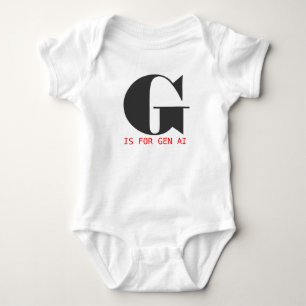 G is for Gen AI Baby Bodysuit