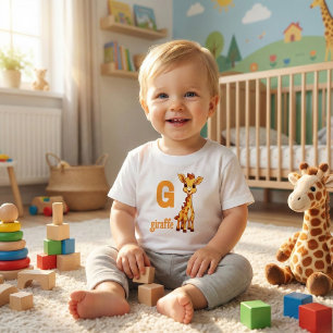 G is for Giraffe Toddler Tee