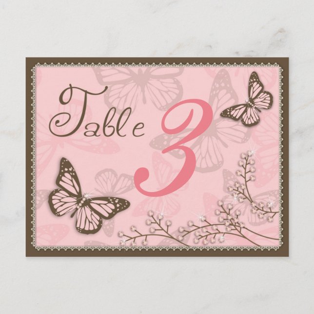 G is for Girl Table Card (Front)