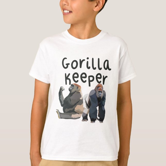 G is for Gorilla Keeper T-Shirt (Front)