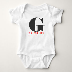 G is for GPU Baby Bodysuit
