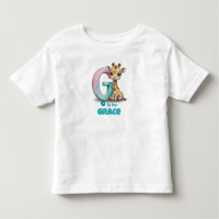 G is for Grace– Personalised Toddler T-shirt