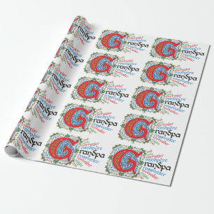 G is for Grandpa Wrapping Paper