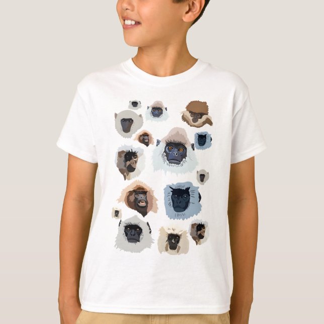 G is for Grey Langur T-Shirt (Front)