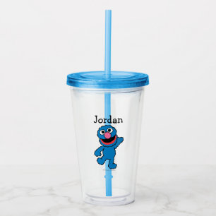 G is for Grover   Add Your Name Acrylic Tumbler