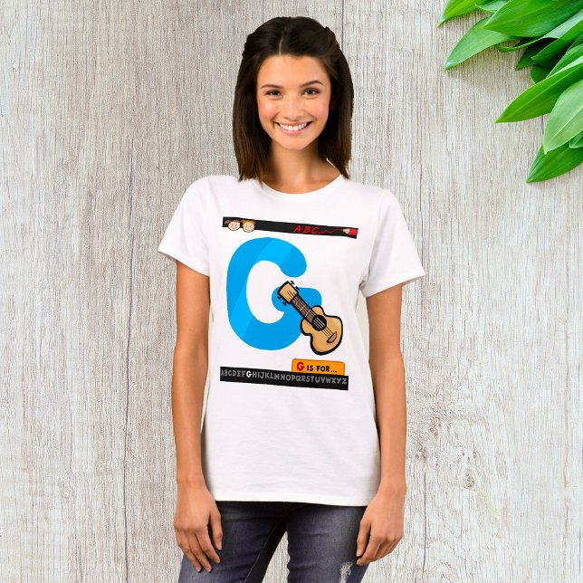 G Is For Guitar T-Shirt (Creator Uploaded)