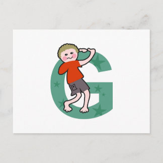 G is for postcard