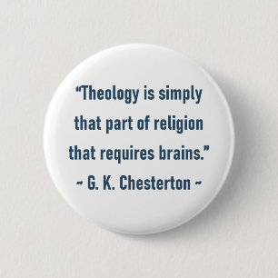 G. K. Chesterton 6 Cm Round Badge