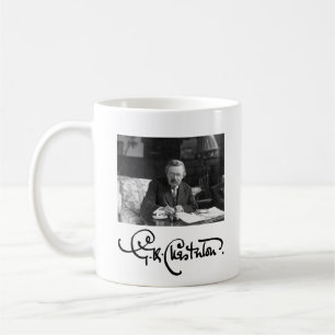 G. K. Chesterton at Work Coffee Mug