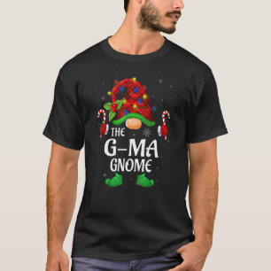 G Ma Gnome Buffalo Red Plaid Matching Family Chris T-Shirt