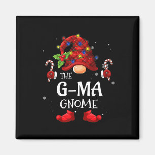 G-ma Gnome Matching Christmas Pjs For Family Magnet