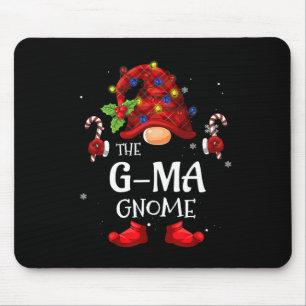 G-ma Gnome Matching Christmas Pjs For Family Mouse Mat