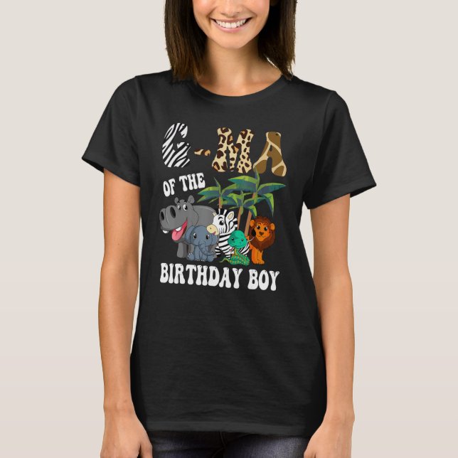 G-Ma of the Birthday Boy Zoo Bday Safari Celebrati T-Shirt (Front)