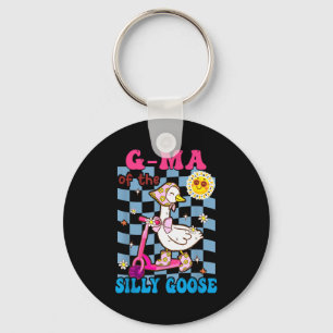G Ma Of The Silly Goose First Birthday Family Matc Key Ring