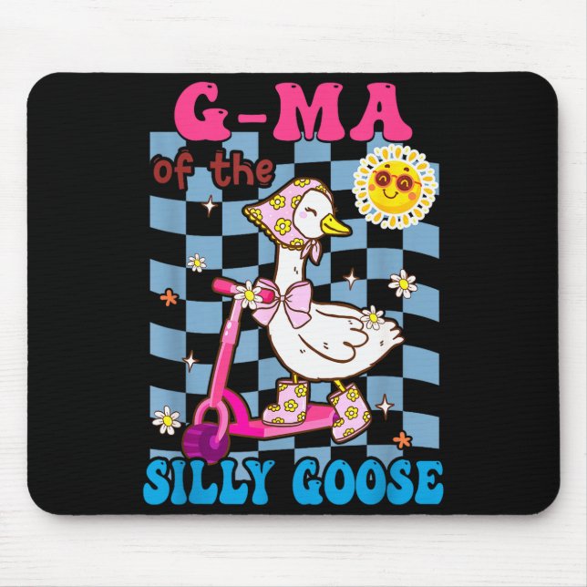 G Ma Of The Silly Goose First Birthday Family Matc Mouse Mat (Front)