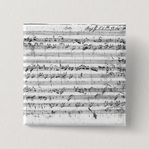 G major for violin, harpsichord and violoncello 2 15 cm square badge