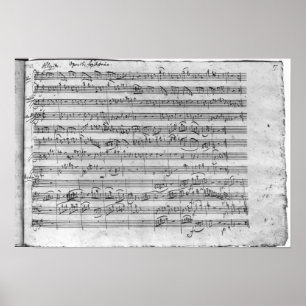 G major for violin, harpsichord and violoncello poster