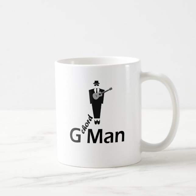 G Man Ukulele Coffee Mug (Right)
