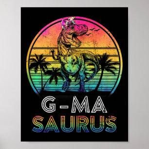 G-masaurus Dinosaur G-ma Saurus Family Matching Ti Poster