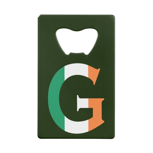 G Monogram overlaid on Irish Flag bocnt (Front)