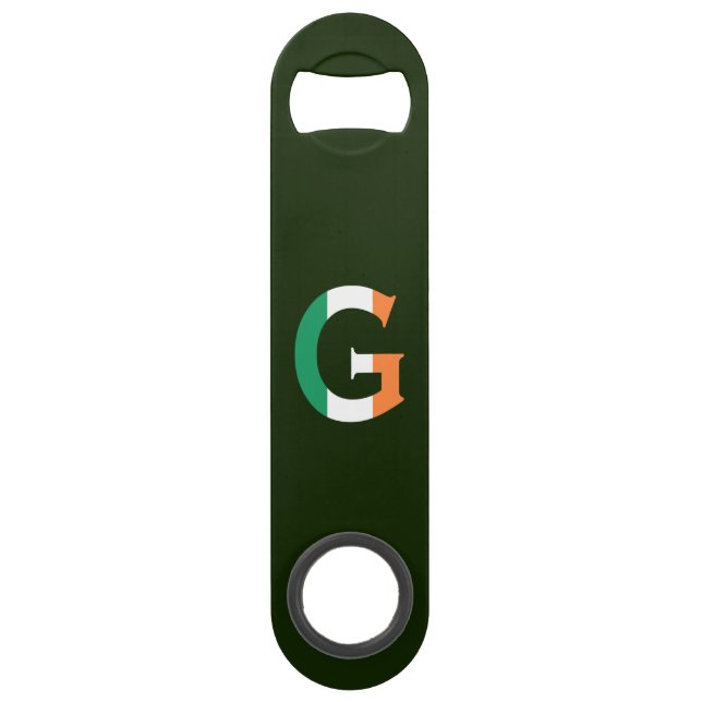 G Monogram overlaid on Irish Flag bocnt (Front)