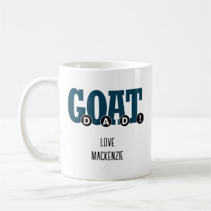 "G.O.A.T. DAD!" For Dad Graphic Print Coffee Mug
