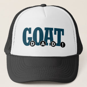 "G.O.A.T. DAD!" For Dad Graphic Print Trucker Hat