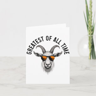 G.o.a.t. Funny Goat Lover Farm Animal Farmer Card