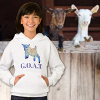 G.O.A.T Quote Cute Baby Goat Animal Art