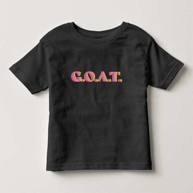 G.O.A.T. TODDLER T-Shirt (Front)