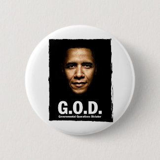 G.O.D. 6 CM ROUND BADGE