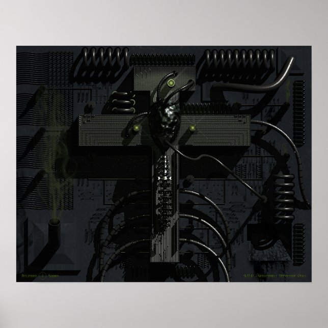 G.O.D. - Grotesquely Oppressive Deity Poster (Front)