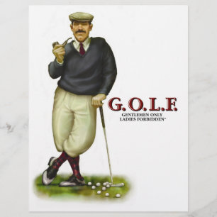 G.O.L.F. GENTLEMEN ONLY LADIES FORBIDDEN FLYER