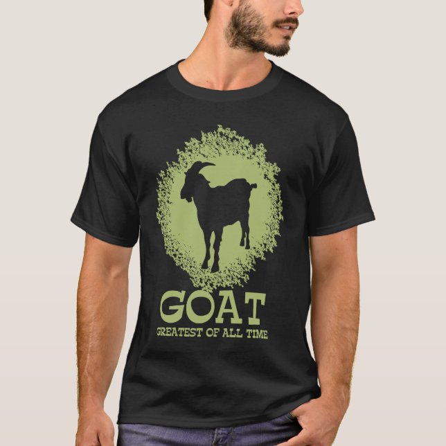 G OAT Greatest Of All Time Cute Animal For Men Wom T-Shirt (Front)