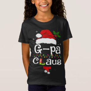G-Pa Claus Christmas Pajama Family Matching Xmas T-Shirt