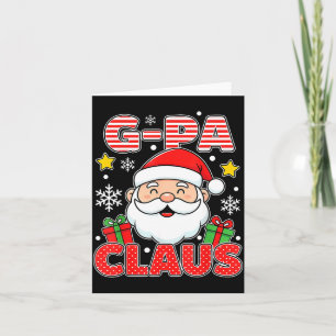 G-pa Claus Shirt Group Matching Family Christmas Card