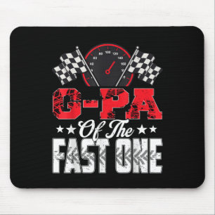 G-pa Of The Fast One Birthday 1st Race Car Family Mouse Mat