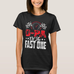 G-pa Of The Fast One Birthday 1st Race Car Family  T-Shirt