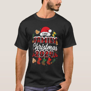 G Pop Family Matching Christmas 2024 Santa Squad E T-Shirt
