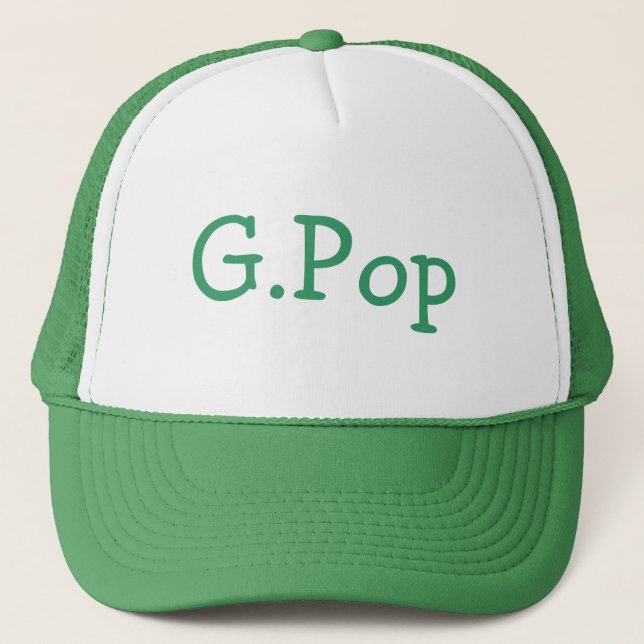 "G.Pop"  Trucker's Hat (Front)