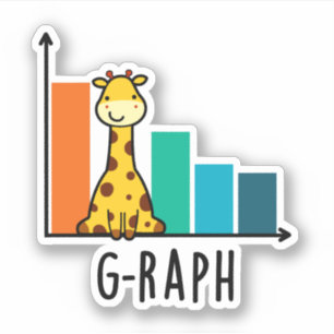 G-raph Funny Giraffe Graph Pun 