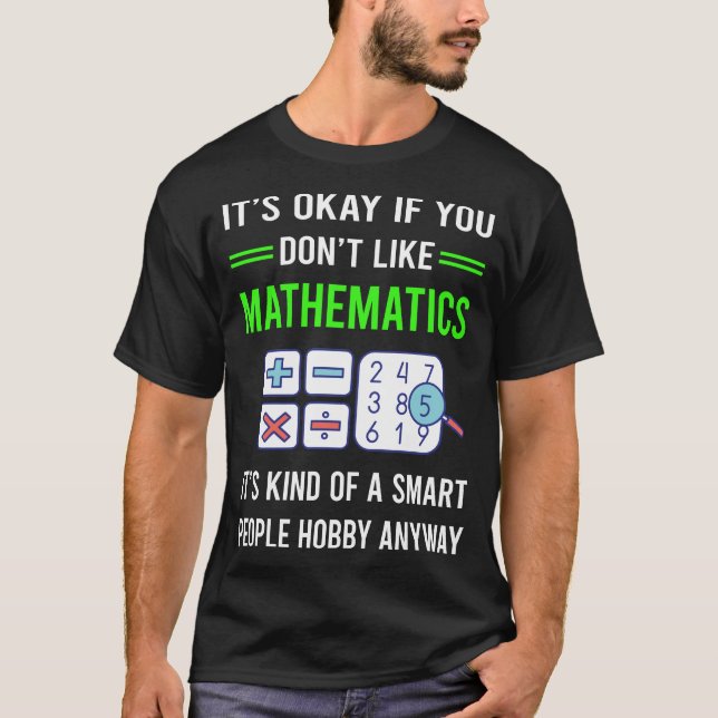 G Smart People Mathematics Math Maths T-Shirt (Front)