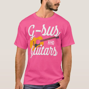 G-Sus And Guitars Funny Jesus Christian Guitarist T-Shirt