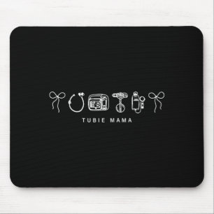 G-Tube Awareness Coquette Bow Tubie Mum Feeding Mouse Mat
