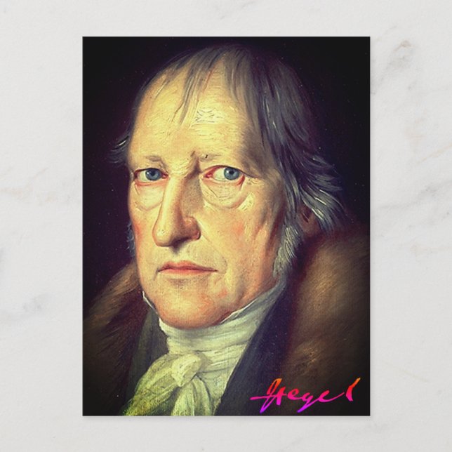 G. W. F. Hegel (1831 portrait) Postcard (Front)